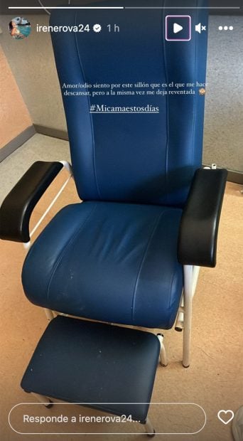 Irene Rosales en el hospital / Instagram