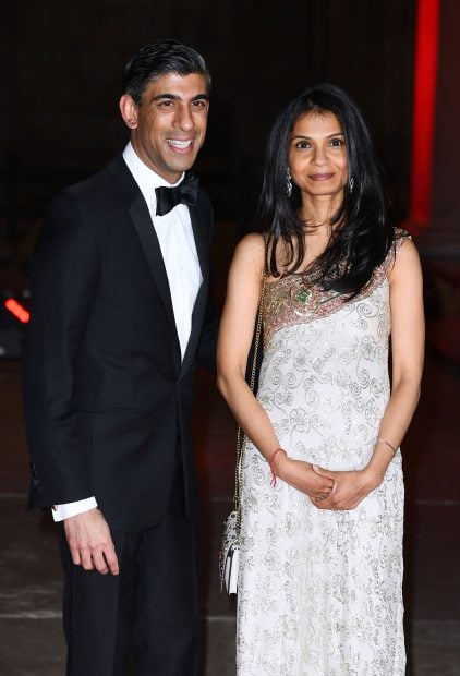 Akshata Murty con Rishi Sunak en un evento / Gtres