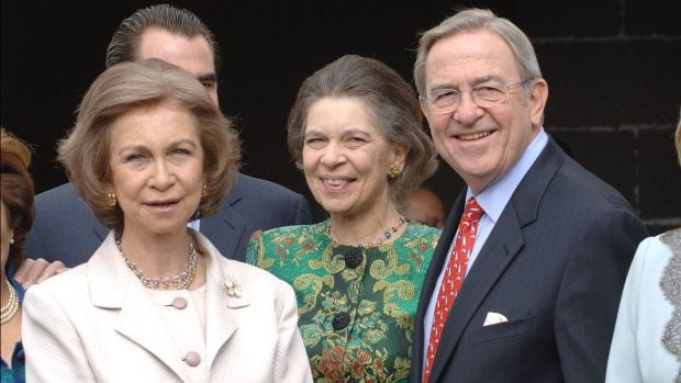 La Reina Sof&iacute;a con Constantino e Irene de Grecia / Gtres