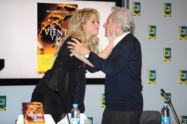 Shakira abrazando a su padre, William Mebarak / Gtres