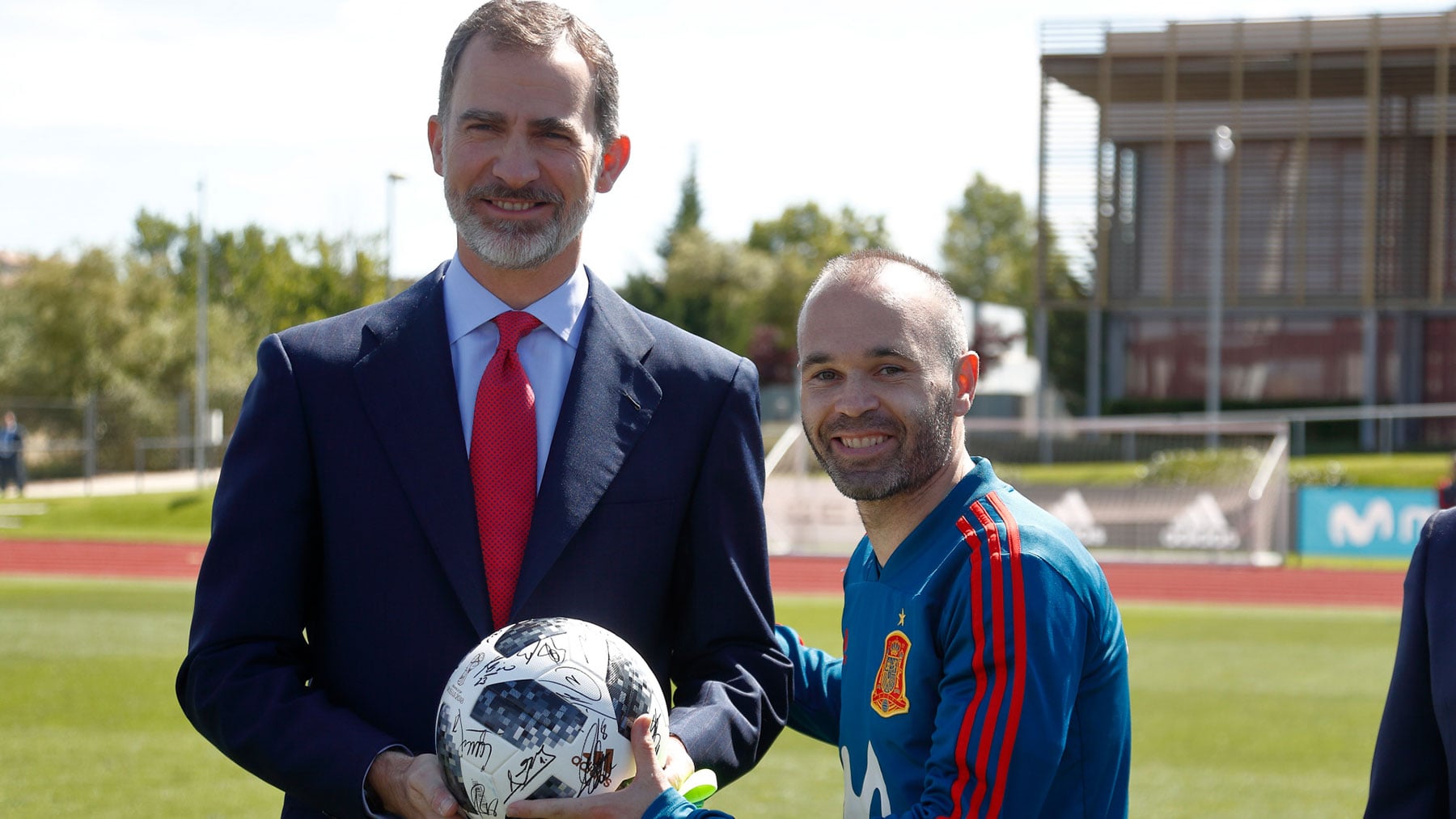 Andrés Iniesta y Felipe VI / Gtres
