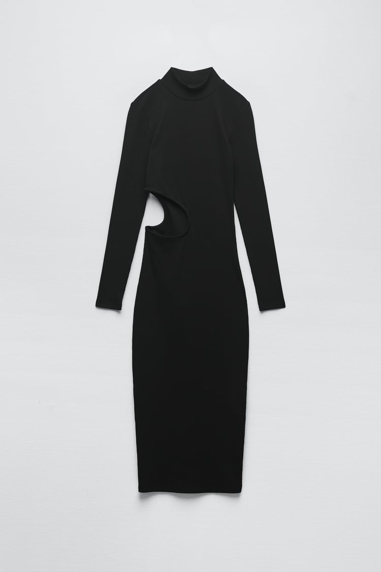 El vestido cut out negro que ensalzar&aacute; tu figura, perfecto para una noche de fiesta