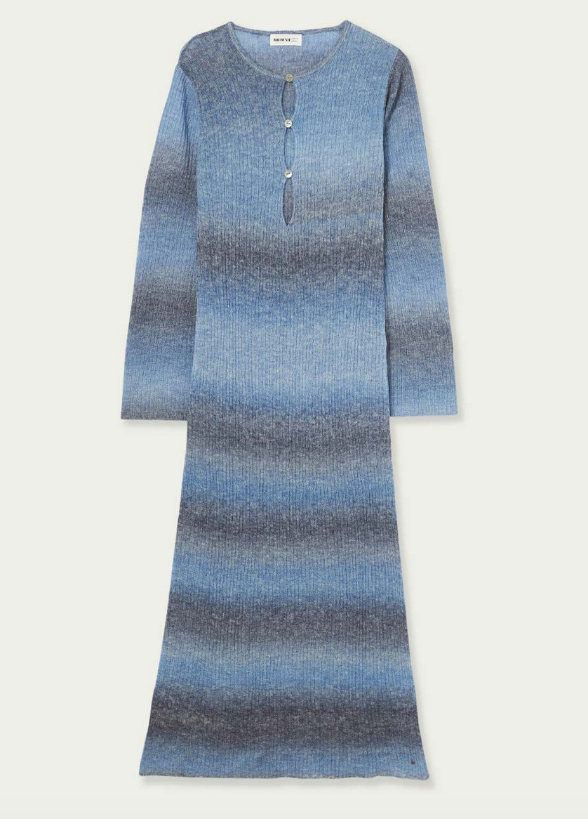 No dejes pasar este vestido de punto de Brownie, te sentir&aacute;s c&oacute;moda y estilizada