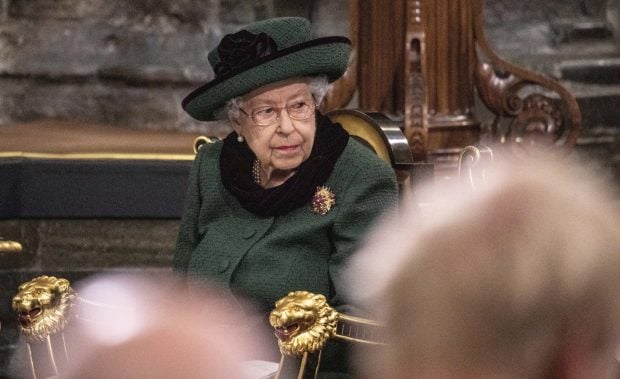 Isabel II en el servicio de Acci&oacute;n de Gracias / Gtres