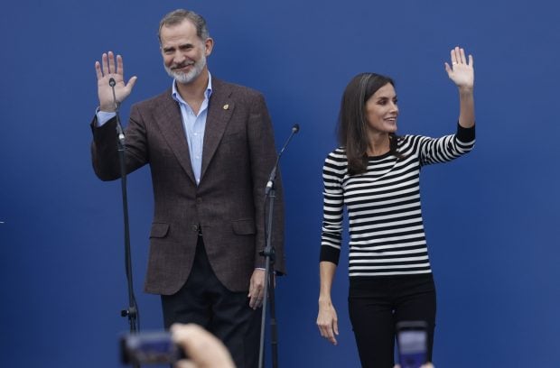 Felipe, Letizia y Leonor llegan a Cadavedo / Gtres