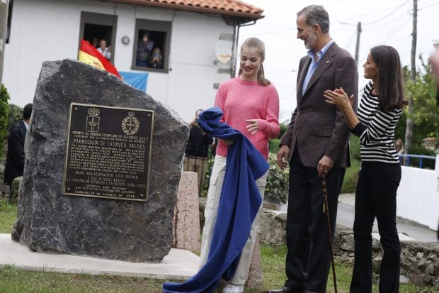 Letizia, Felipe y Leonor en el Premio Pueblo Ejemplar / Gtres