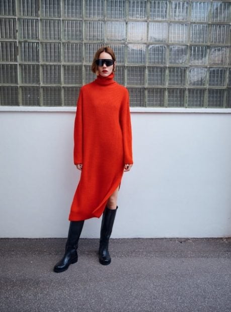 Vestido punto Zara
