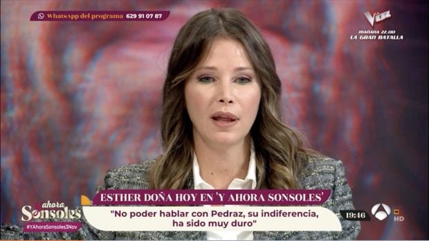 Esther Do&ntilde;a en 'Y ahora Sonsoles' / Antena 3