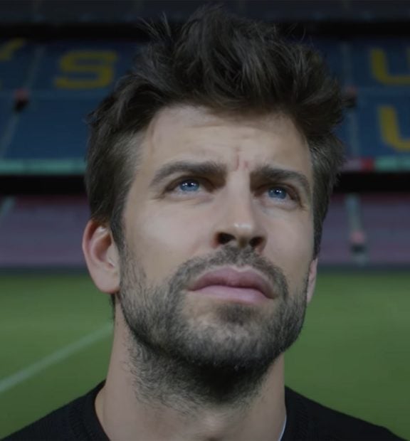 Piqu&eacute; en el Camp Nou / Instagram