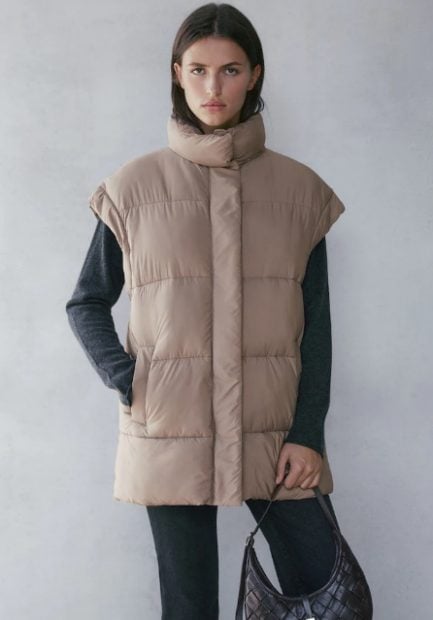 Chaleco acolchado Massimo Dutti