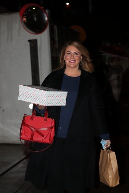 Carlota Corredera saliendo de Mediaset / Gtres