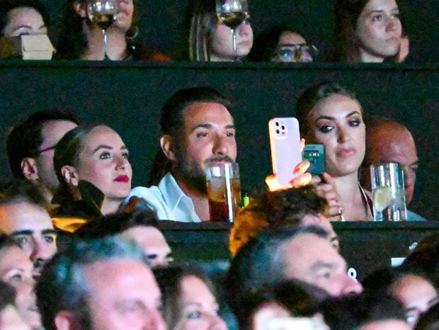 Antonio David, Marta Riesco y Roc&iacute;o Flores en un concierto / Gtres