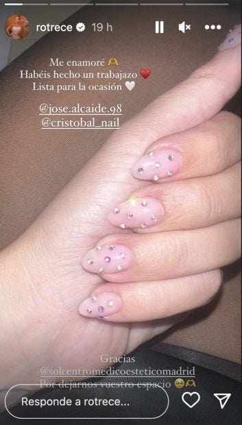 Storie de Rocío Flores / Instagram