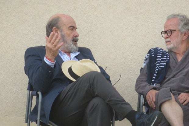 Antonio Resines en una grabación / Gtres