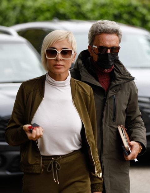 Ana Mar&iacute;a Ald&oacute;n y Ortega Cano paseando / Gtres