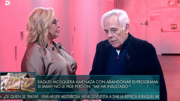 Raquel Mosquera y Jimmy Gim&eacute;nez en el 'Deluxe' / Telecinco