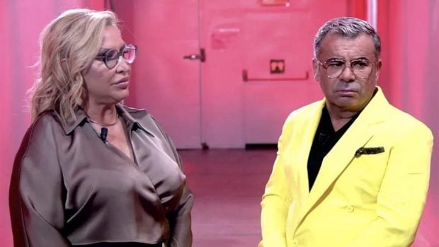 Raquel Mosquera y Jorge Javier V&aacute;zquez en el 'Deluxe' / Telecinco