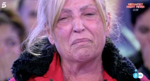Lydia Lozano llorando / Telecinco