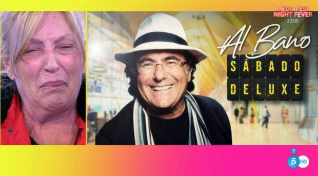 Lydia Lozano se entera de la visita de Al Bano / Telecinco