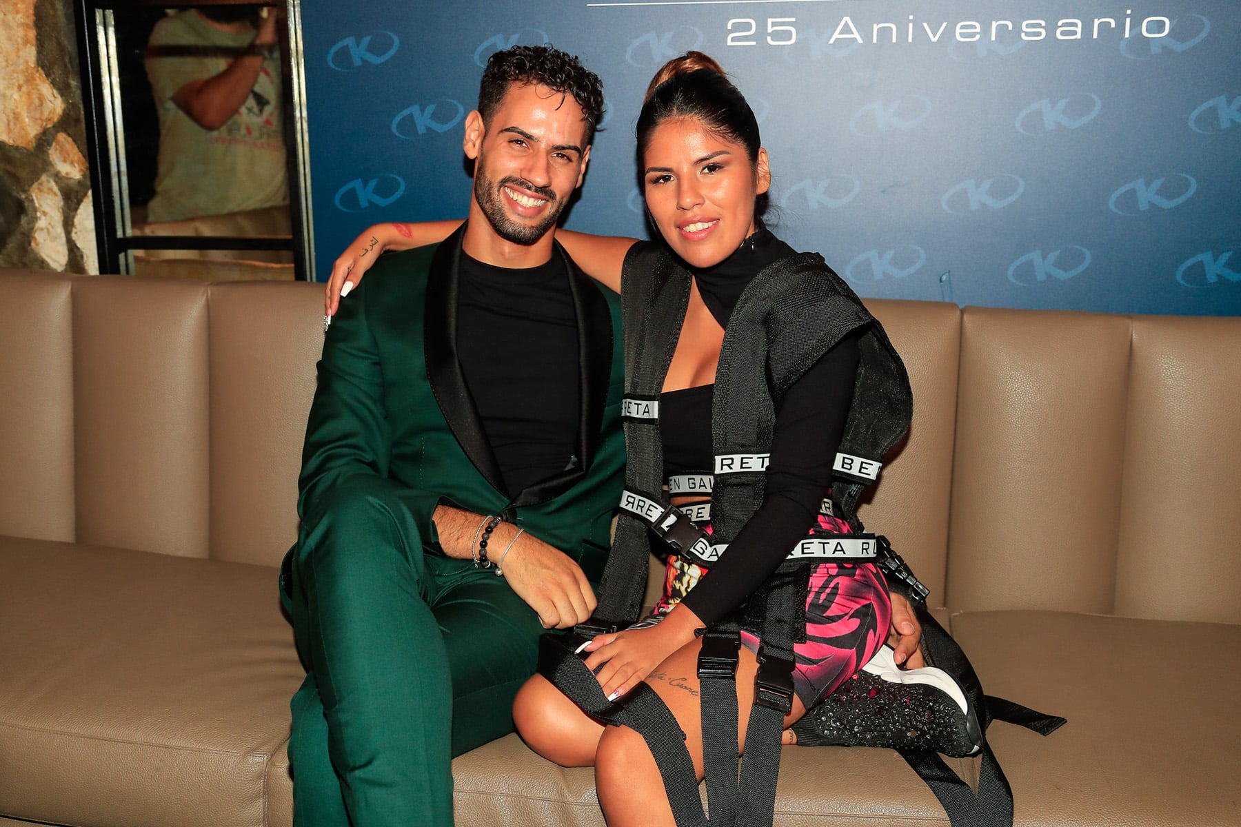 Isa Pantoja y Asraf Beno en un photocall / Gtres