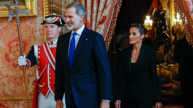 Letizia y Felipe en el Palacio Real / Gtres