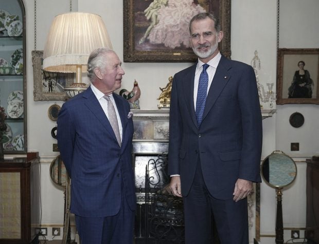 Felipe VI y Carlos III en Clarence House / Gtres