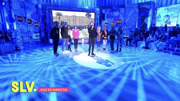 Plató de 'Sálvame' / Telecinco