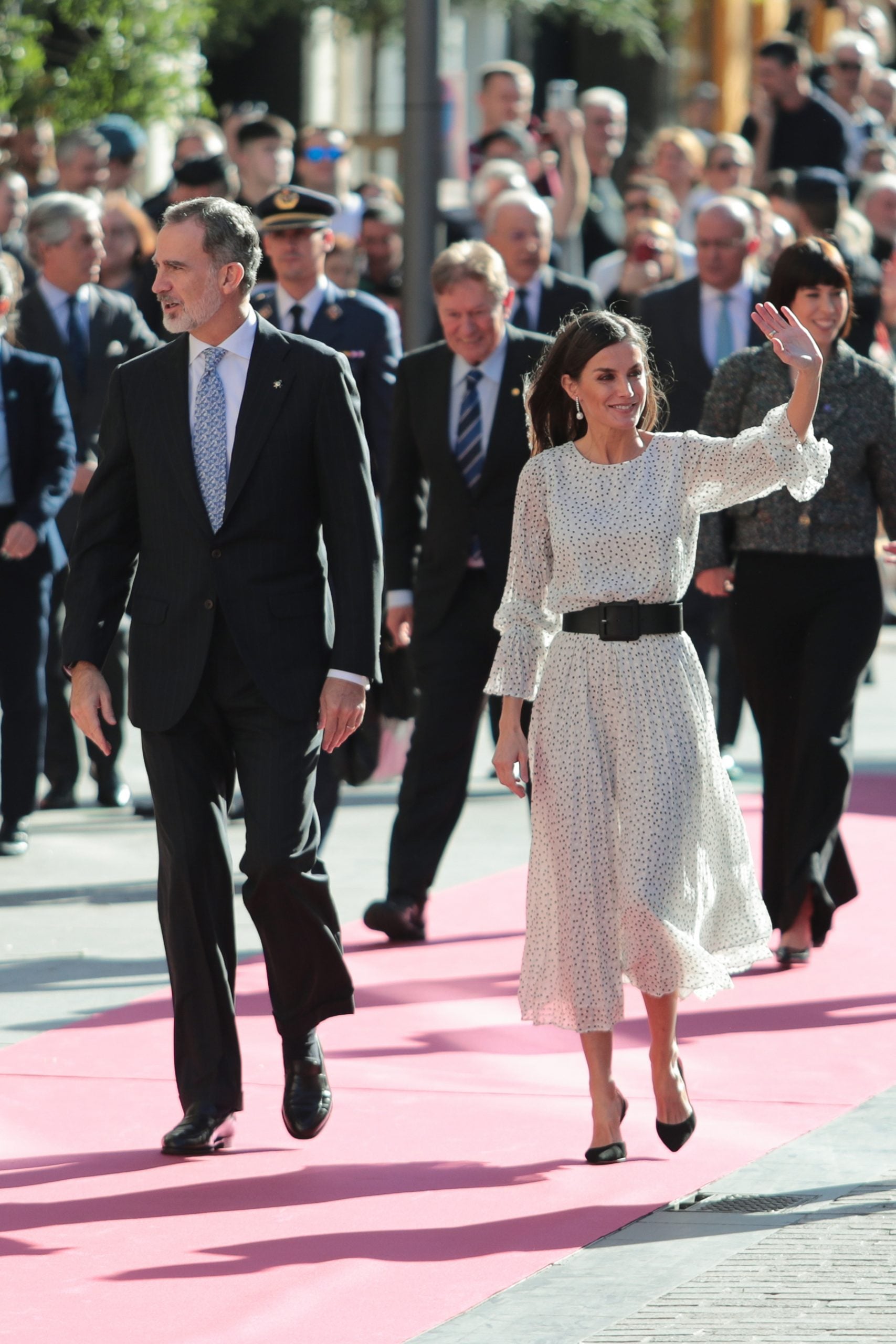 Los Reyes en un acto en Valencia. / Gtres