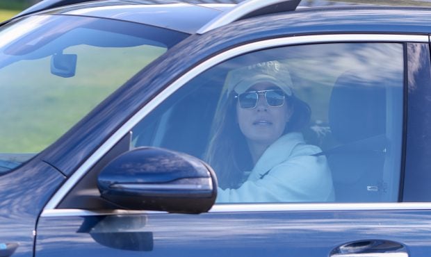 Isabel Jiménez en su coche / Gtres