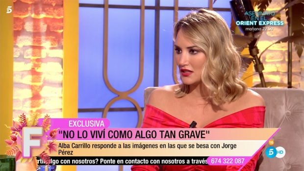 Alba Carrillo en 'Fiesta' / Telecinco