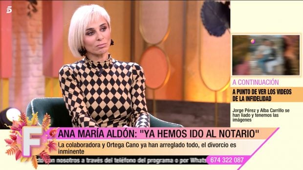 Ana Mar&iacute;a Ald&oacute;n en 'Fiesta' / Telecinco