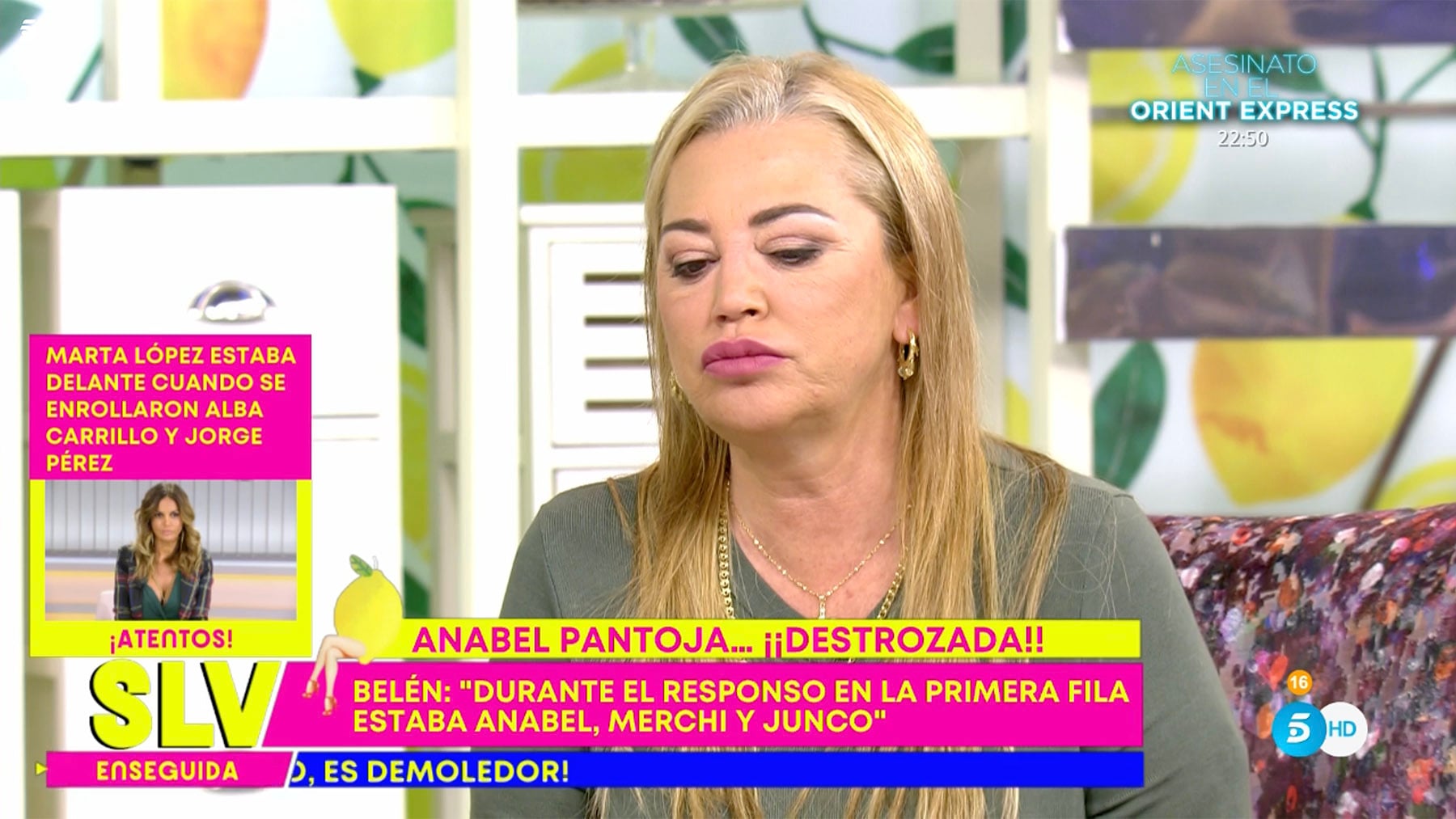 Bel&eacute;n Esteban en 'S&aacute;lvame' / Telecinco
