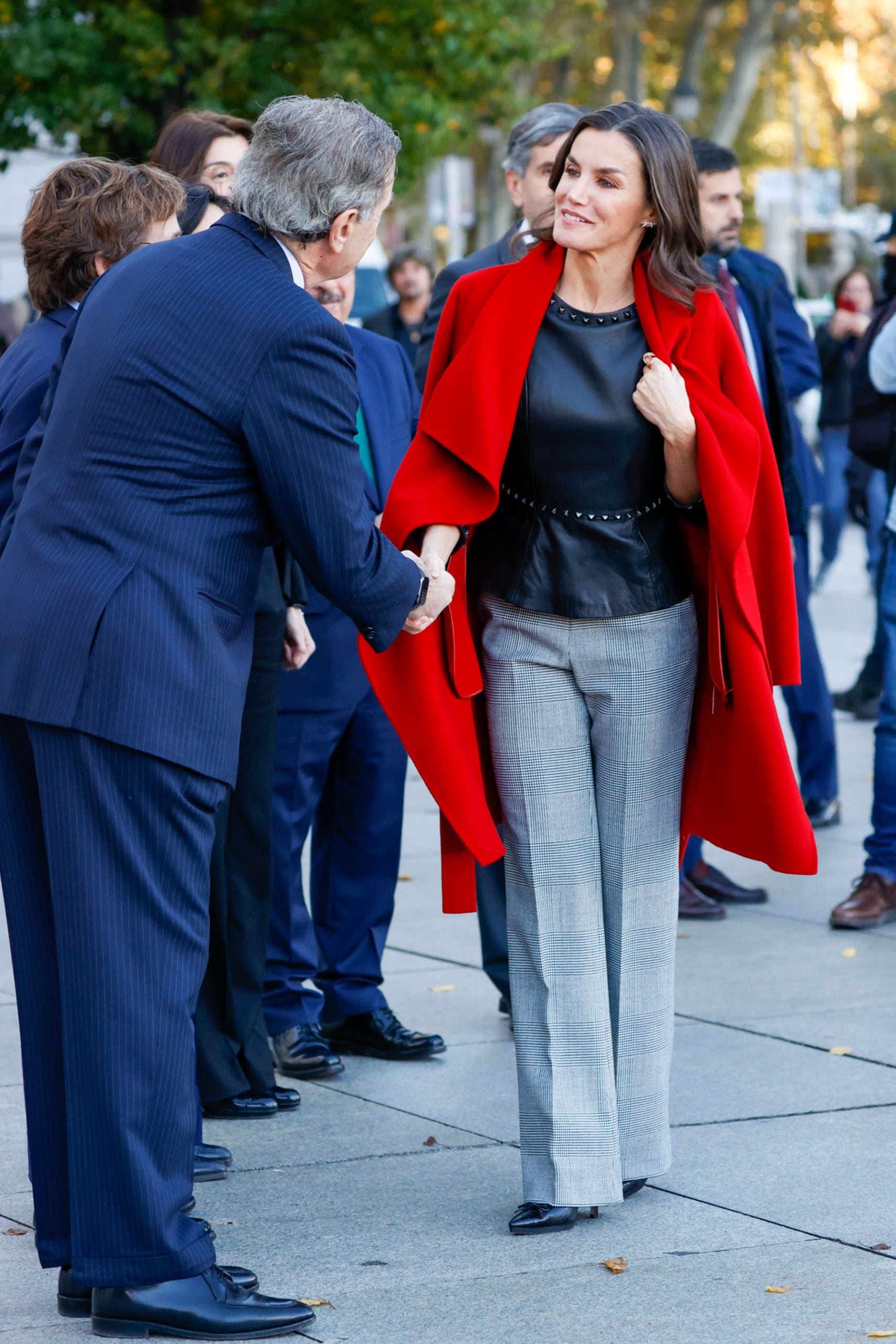 La Reina Letizia, saludando / Gtrees