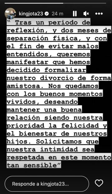 Storie de Jessica Bueno / Instagram