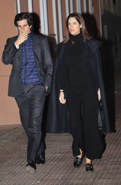 Sof&iacute;a Palazuelo y Fernando Fitz-James en el funeral de Teresa Palazuelo / Gtres