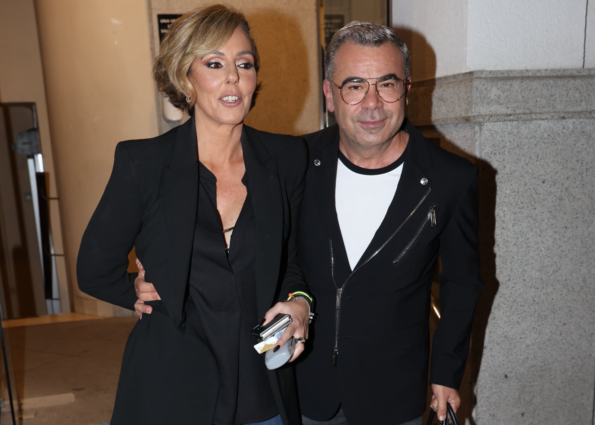 Jorge Javier y Roc&iacute;o Carrasco, en Madrid / Gtres
