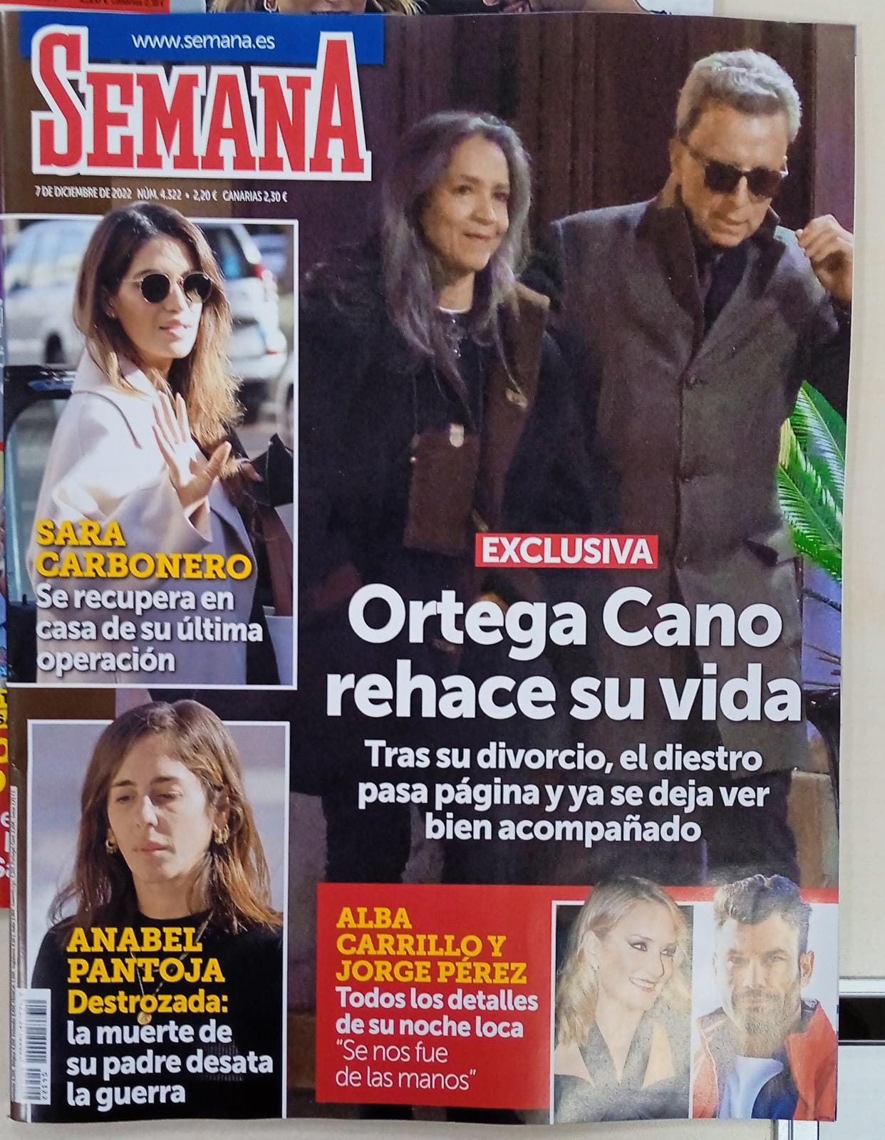 Portada de la revista Semana del 30 de noviembre