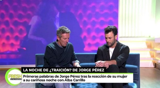 Joaqu&iacute;n Prat y Jorge P&eacute;rez en 'Ya es mediod&iacute;a' / Telecinco