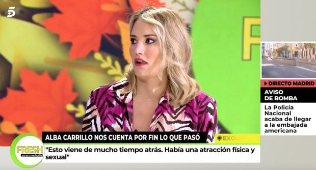 Alba Carrillo en 'Ya es mediod&iacute;a' / Telecinco