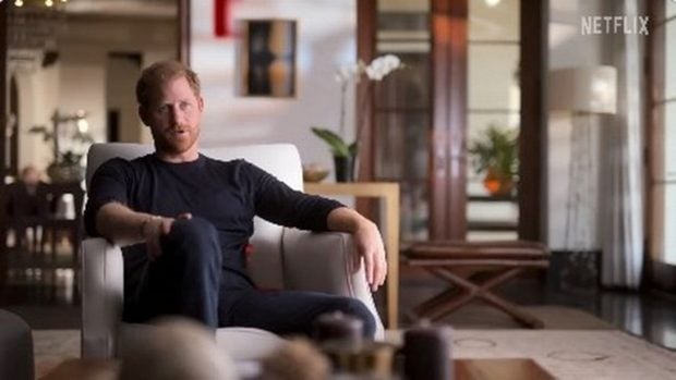 El pr&iacute;ncipe Enrique en su docuserie / Netflix