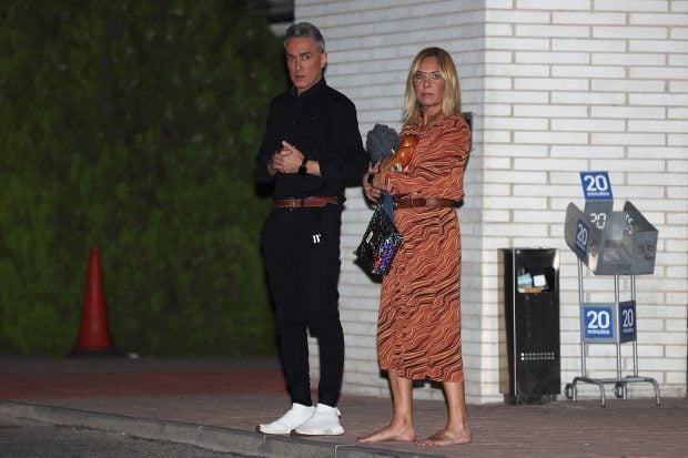 Belén Rodríguez y Kiko Hernández en Mediaset / Gtres