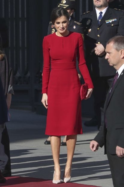 La Reina Letizia en el d&iacute;a de la Constituci&oacute;n de 2018 / Gtres