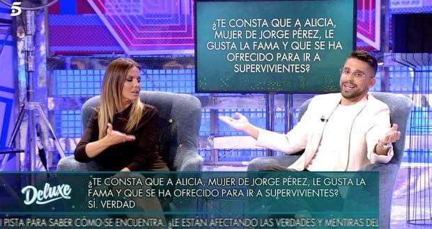 Marta L&oacute;pez y Miguel Frigenti en 'Deluxe' / Telecinco
