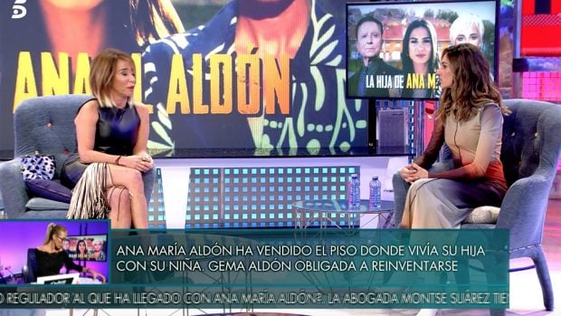 Gema Ald&oacute;n en el 'Deluxe' / Telecinco