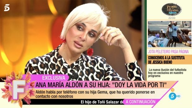 Ana Mar&iacute;a Ald&oacute;n en 'Fiesta' / Telecinco