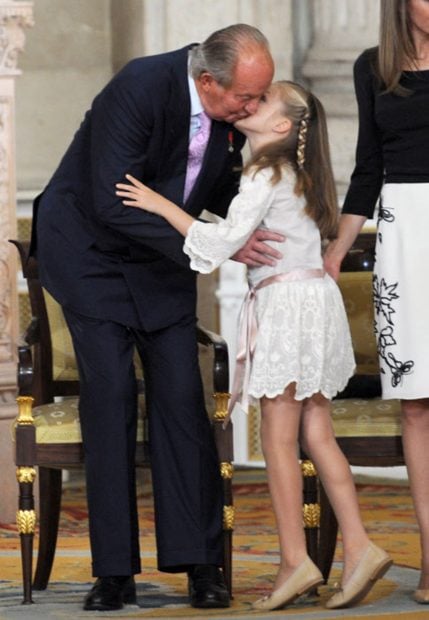 Don Juan Carlos y la Princesa Leonor juntos / Gtres
