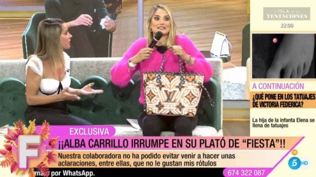 Alba Carrillo en 'Fiesta' / Telecinco