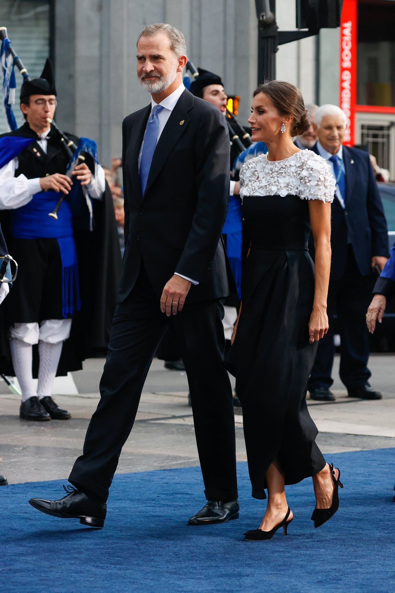 El rey espa&ntilde;ol Felipe VI y la reina Letizia durante los Premios Princesa de Asturias 2022 en Oviedo / Gtres