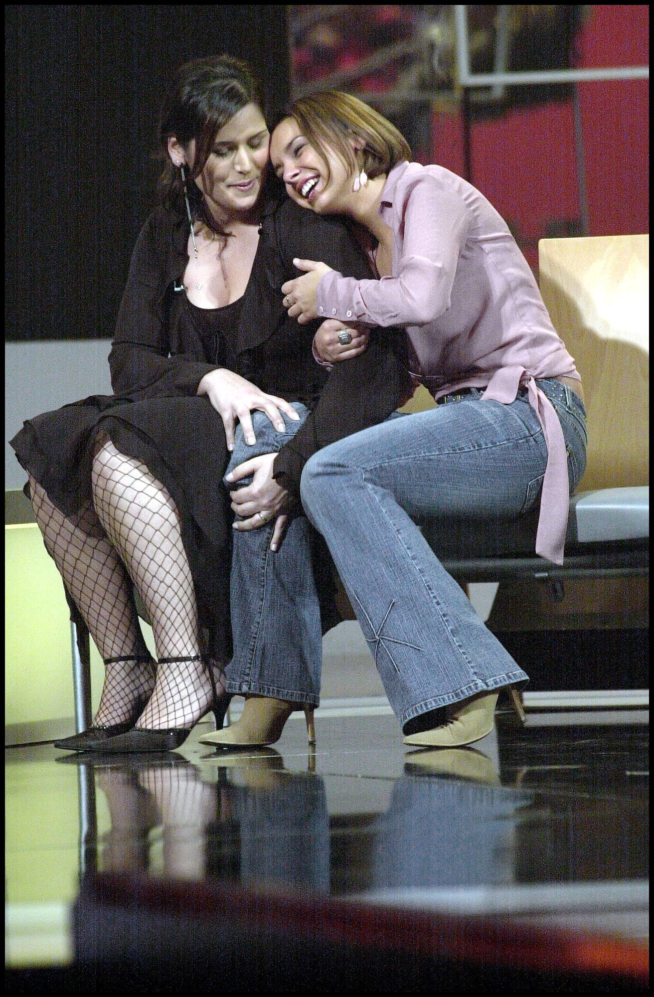 Las cantantes Chenoa y Rosa L&oacute;pez en 'Ot' / Gtres