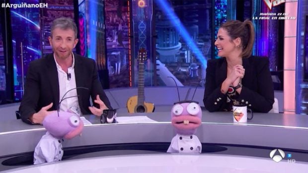 Pablo Motos junto a Nuria Roca en 'El Hormiguero' / Antena 3
